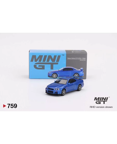 MINI GT 1/64 NISSAN SKYLINE GT-R (R34) V-SPEC BAYS