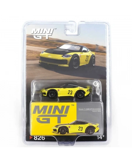 MİNİ GT 1/64 NİSSAN Z LB NATION WORKS IKAZUCHİ YEL