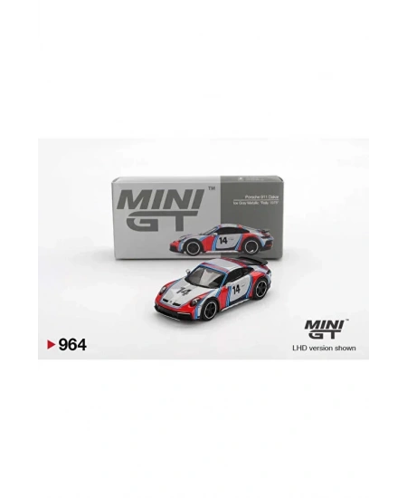 MINI GT 1/64 PORSCHE 911 DAKAR ICE GREY METALLİC