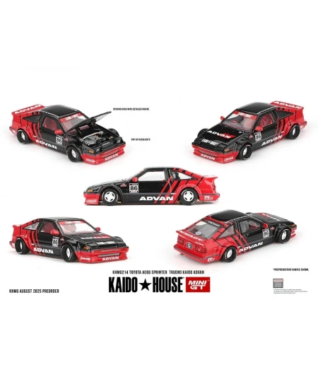 MİNİ GT 1/64 TOYOTA AE86 SPRİNTER TRUENO ADVAN