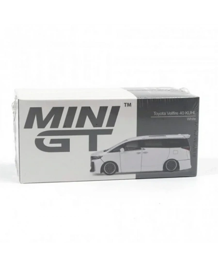MINI GT 1/64 TOYOTA VELLFİRE 40 KUHL WHİTE
