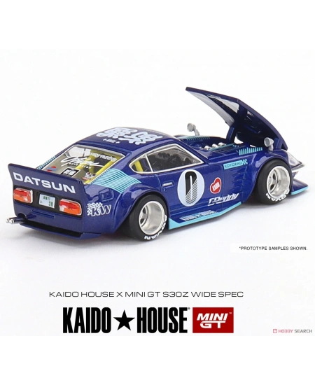MINI GT DATSUN KAIDO FAIRLADY Z BLUE KMHG024