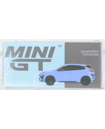 MINI GT HYUNDAI KONA N PERFORMANCE BLUE LHD