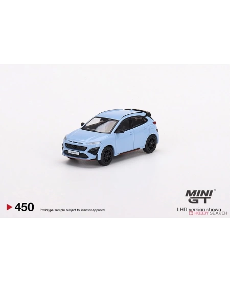 MINI GT HYUNDAI KONA N PERFORMANCE BLUE LHD