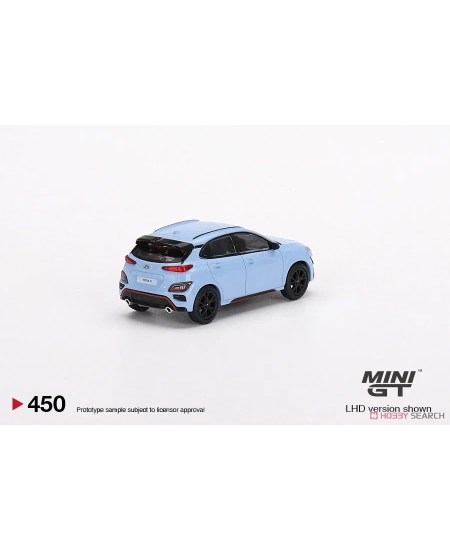MINI GT HYUNDAI KONA N PERFORMANCE BLUE LHD