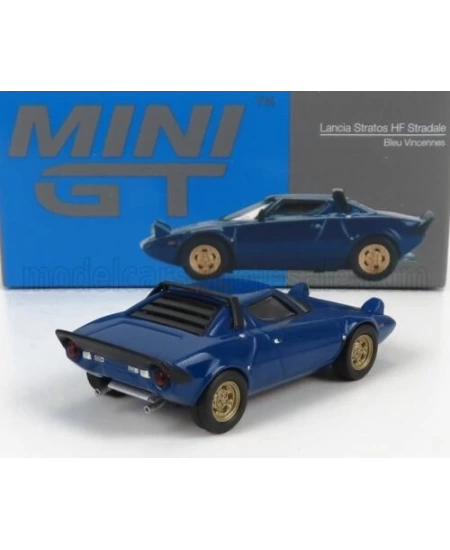 MINI GT LANCIA STRATOS HF STRADALE BLUE VINCENNES