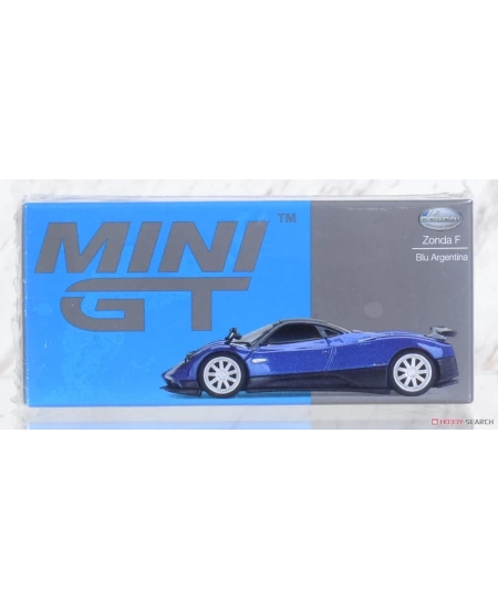 MINI GT PAGANI ZONDA F BLU ARGENTINA LHD