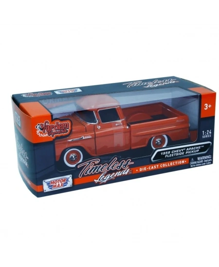 MOTOR MAX 1/24 1958 CHEVY APACHE FLEETLINE PICKUP