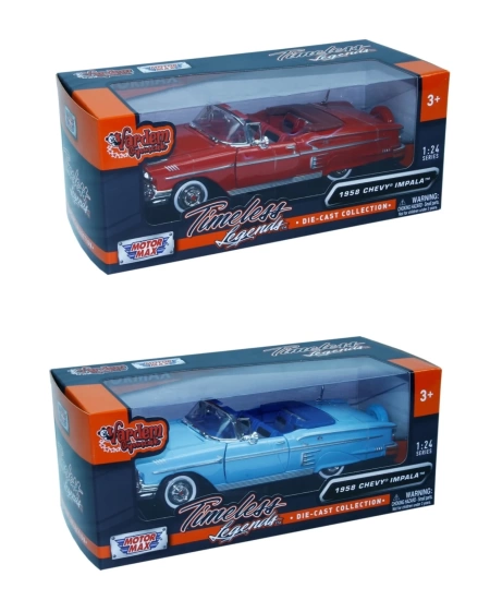 MOTOR MAX 1/24 CHEVY IMPALA 1958