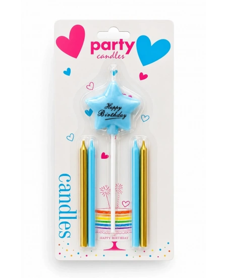 MUM 4+1 YILDIZLI SET MUM MAVİ