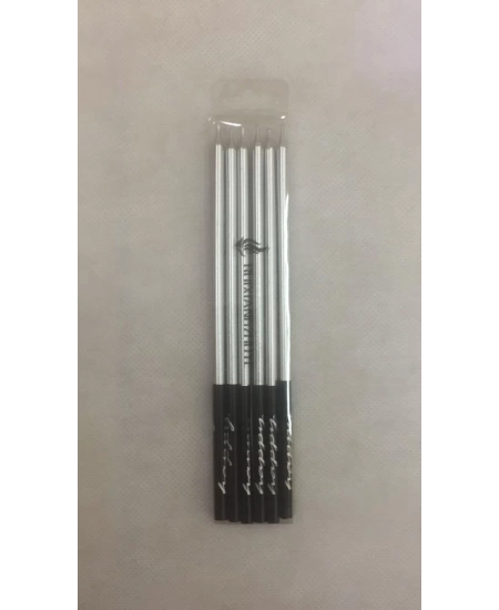 MUM İNCE UZUN 14CM 6 LI GÜMÜŞ