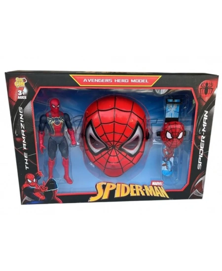 ÖRÜMCEK MASKE ELDİVEN SETİ