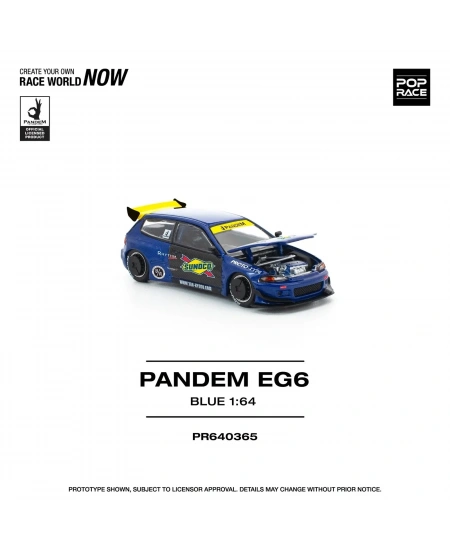 PANDEM CIVIC EG6 BLUE/BLACK