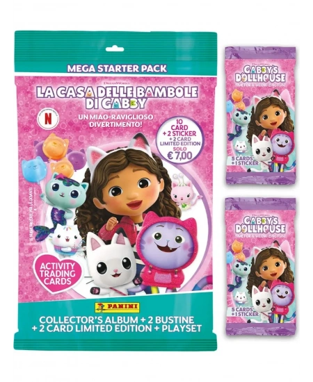 PANINI GABBYS DOLLHOUSE TCG MEGA BAŞLANGIÇ PAKETİ