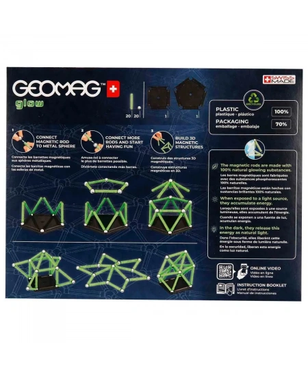 PARILTILI MANYETİK ÇUBUKLAR 42 PARÇA