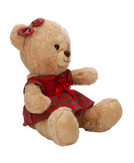 PELUŞ AYI ELBİSELİ 32CM