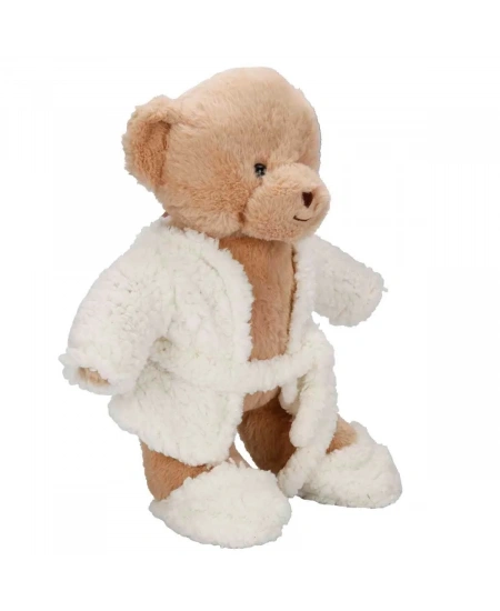 PELUŞ AYI PİJAMALI TERLİKLİ 40CM