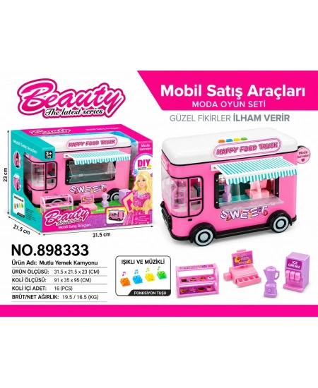 PİLLİ IŞIKLI SOKAK SATIŞ ARABASI