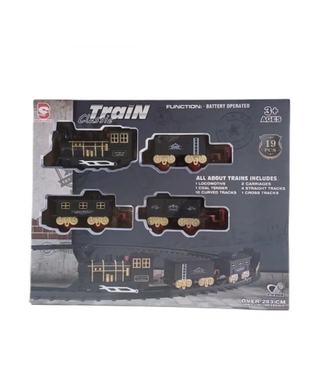 PİLLİ RAYLI TREN IŞIKLI 285CM