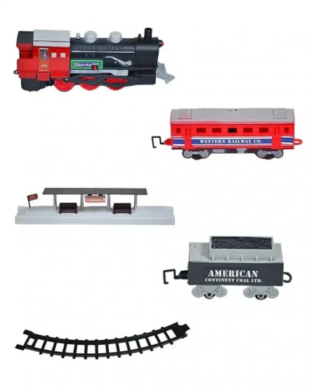 PİLLİ WESTERN TREN SETİ 12 PARÇA
