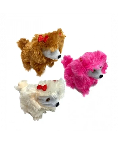 PİLLİ YÜRÜYEN KÖPEK TÜYLÜ 14*19CM