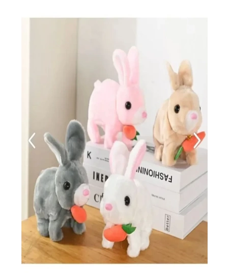PİLLİ YÜRÜYEN TAVŞAN HAVUÇLU 13*10CM
