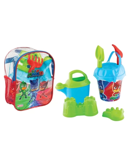 PJ MASKS RESİMLİ SIRT ÇANTALI PLAJ SET