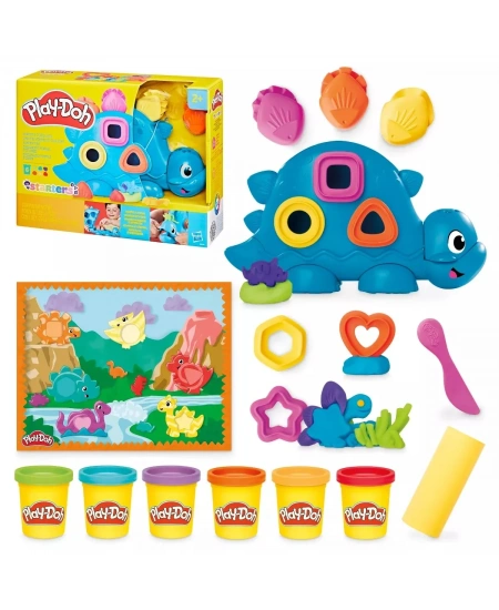 PLAY-DOH SHAPES AND COLORS DINO DHL