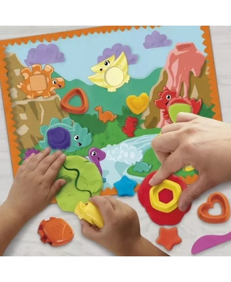 PLAY-DOH SHAPES AND COLORS DINO DHL