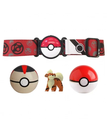 POKEMON CLİP N GO POKEBALL KEMER VE FİGÜR SETİ A