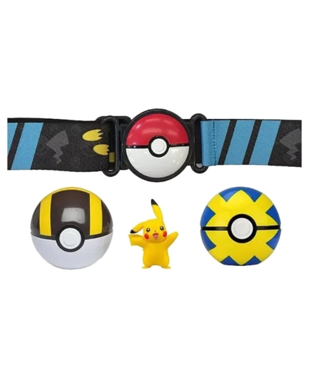 POKEMON CLİP N GO POKEBALL KEMER VE FİGÜR SETİ A