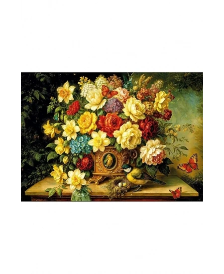 KS GAMES 1000 PARÇA PUZZLE FLOWERS AND WINGS