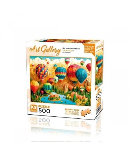 KS GAMES 500 PARÇA PUZZLE HOT AIR BALLOON FESTIVAL
