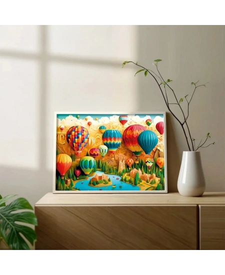 KS GAMES 500 PARÇA PUZZLE HOT AIR BALLOON FESTIVAL