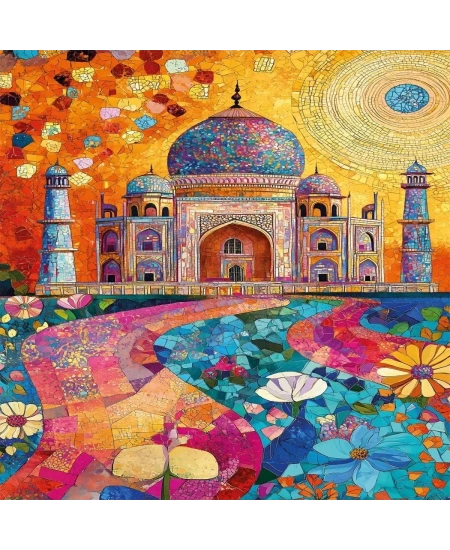 KS GAMES 500 PARÇA PUZZLE MOSAIC TAJ