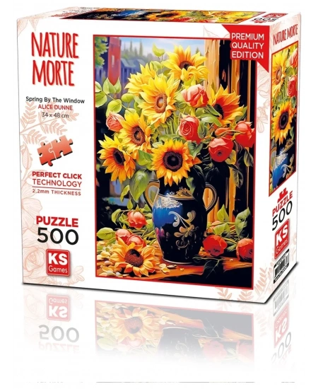 KS GAMES 500 PARÇA PUZZLE SPRING BY THE WINDOW