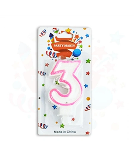 RAKAM MUM SİMLİ PEMBE 3
