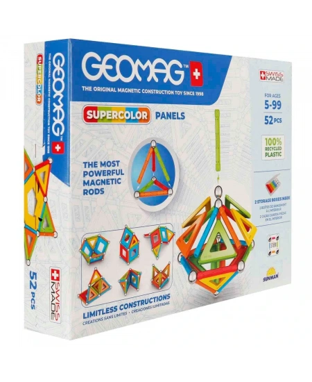 RENKLİ MANYETİK ÇUBUKLAR 52 PARÇA