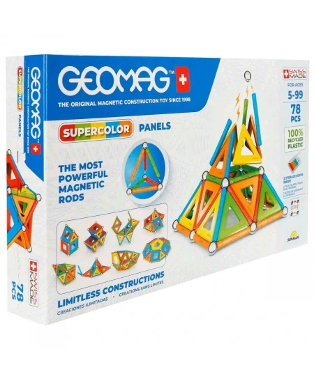 RENKLİ MANYETİK ÇUBUKLAR 78 PARÇA