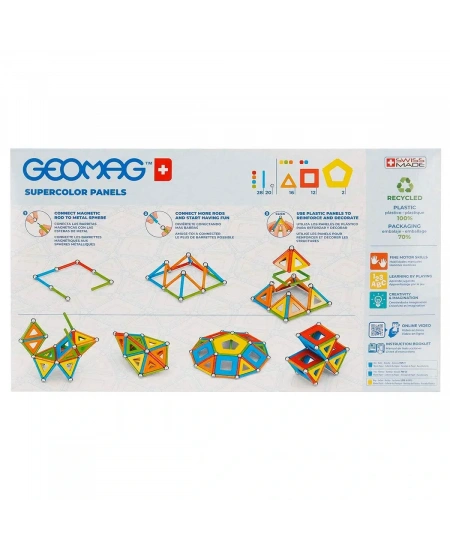 RENKLİ MANYETİK ÇUBUKLAR 78 PARÇA