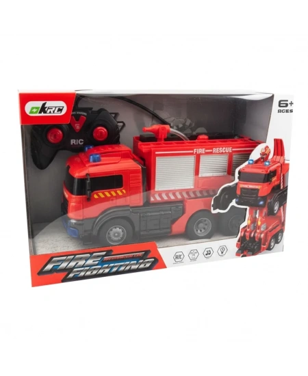 ŞARJLI IŞIKLI ROBOTA DÖNÜŞEN İTFAİYE ARABASI