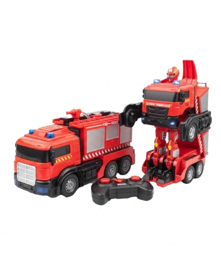 ŞARJLI IŞIKLI ROBOTA DÖNÜŞEN İTFAİYE ARABASI