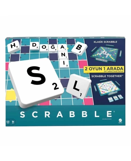 SCRABBLE ORIJINAL İKİSİ BİR ARADA TÜRKÇE DHL
