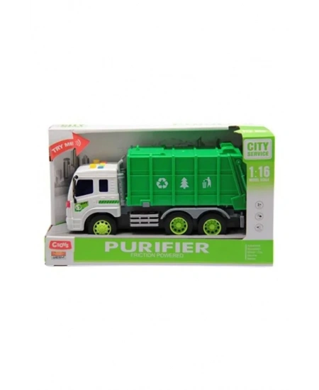 SESLİ IŞIKLI ÇÖP KAMYONU