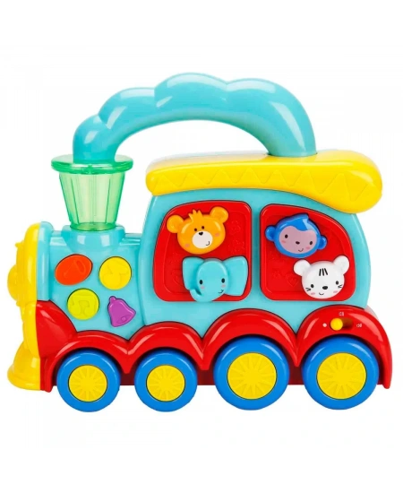 SEVİMLİ HAYVANLAR TRENİ IŞIKLI SESLİ