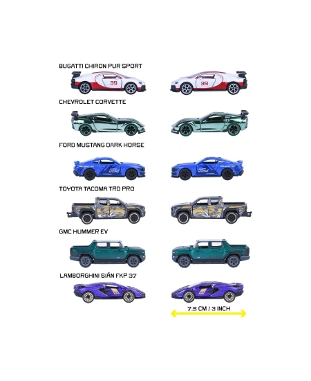 SHOWROOM DELUXE CARS 6 ASST