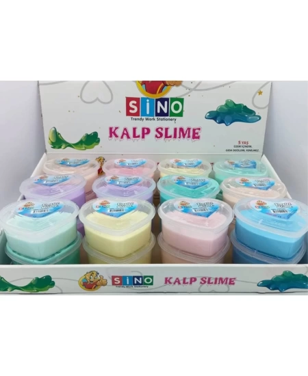 SİNO KALP KUTULU SLIME PASTEL 140GR