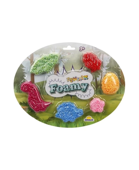 SLIME FOAM ŞEKİLLER VE HAYVANLAR 6LI