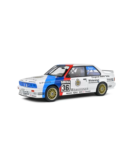 SOLİDO 1:18 BMW E30 M3 WHITE #36 SOPER DTM 1989