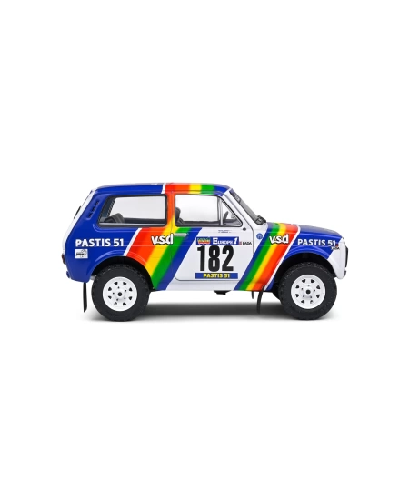 SOLİDO 1/18 LADA NIVA WHITE #182 JABOUILLE/SARDOU